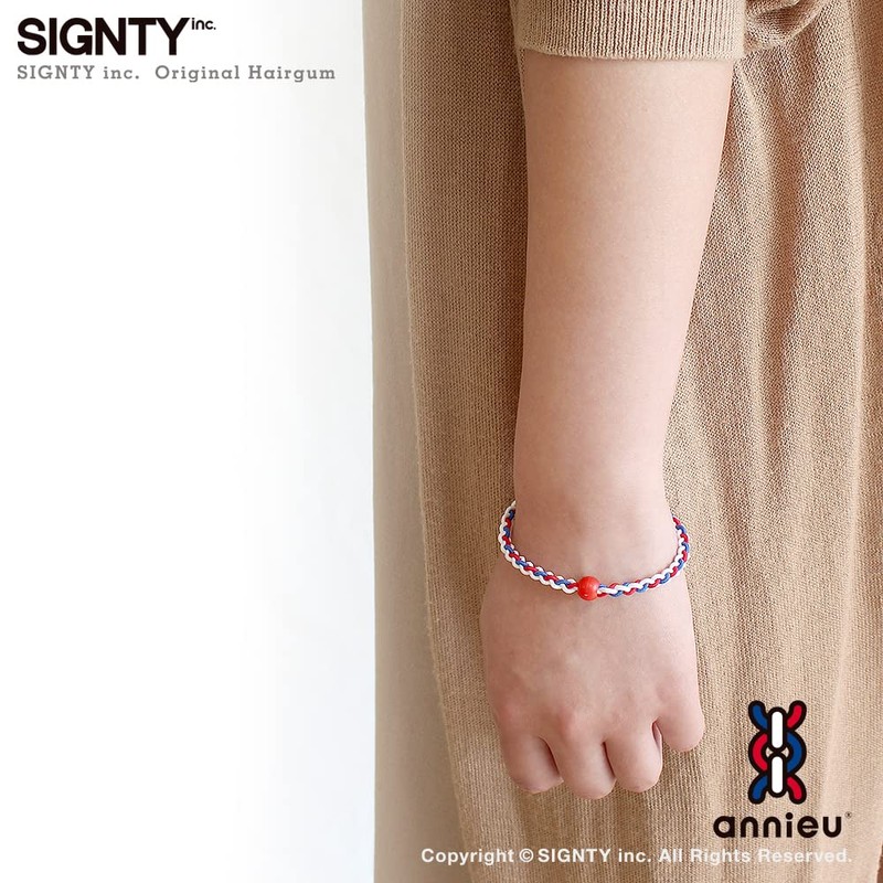 annieu 3 Piece Set Hair Rubber Hair Accessory Bracelet Annu
