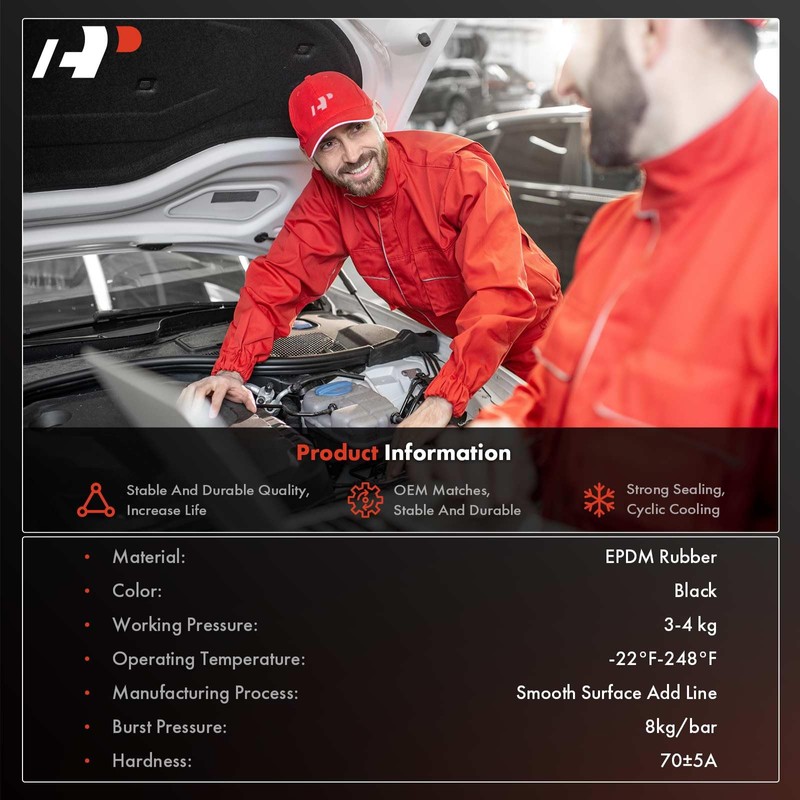 A-Premium Upper Radiator Coolant Hose Compatible with Land Rover Range