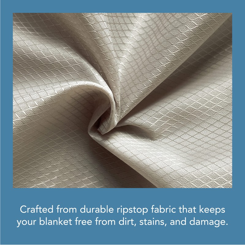 Dream Lab Weighted Blanket Storage Bag with Straps, Cinch Closure
