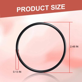 071426 O-Rings、Sleeve and Rotor Unions for Pentair Pool/Spa Cartridges and D.E. Filters，Black, Pack of 3