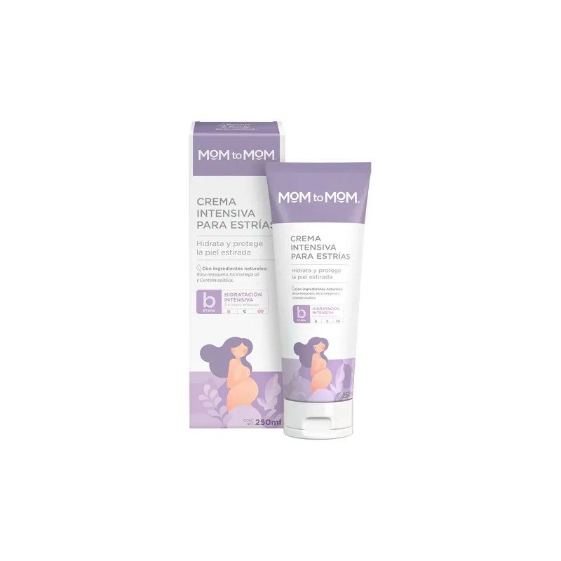 Crema Intensiva Para Estrías Mom To Mom 250 Ml