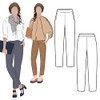 Style Arc Sewing Pattern - Talia Woven Pant (Sizes 04-16)