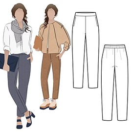 Style Arc Sewing Pattern - Talia Woven Pant (Sizes 04-16)