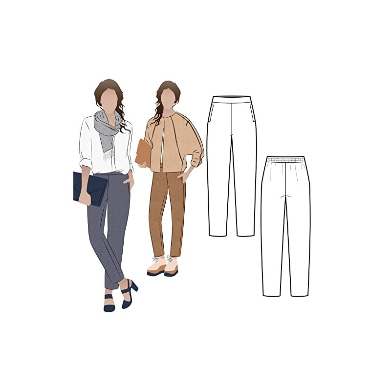 Style Arc Sewing Pattern - Talia Woven Pant (Sizes 04-16)