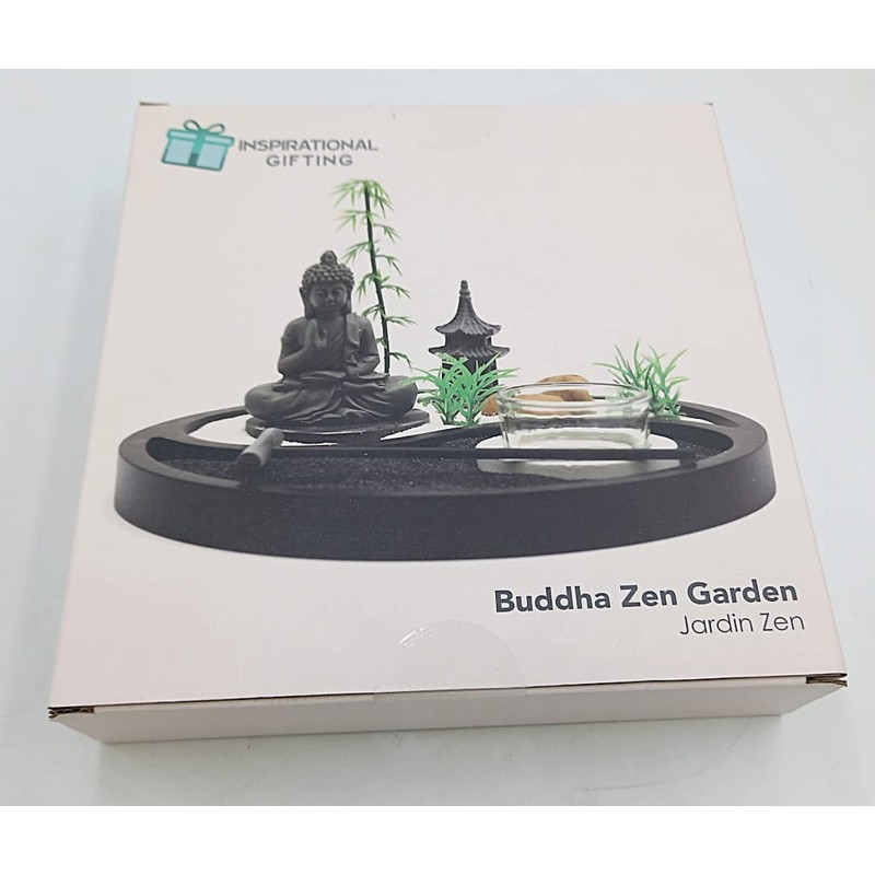 Inspirational Gifting Buddha Garden Kit - 20cm diameter Japanese Buddha