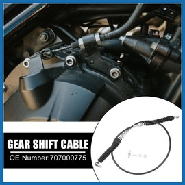 A ABSOPRO 707000775 Gear Shift Cable Transmission Shifter Wire Replacement for Can-Am Commander 800 1000 800R for Can-Am Maverick 1000 1000R 2011-2015 Item Replacement