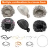 9 Pcs Old Lady Party Costume Set Grandma Granny Wig