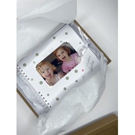 Loveria Photo Album White for DIY Photo Book Landscape Format 32 Sheets Ribbon and More Ideal Guest Book Wedding Gift 20 x 25 cm