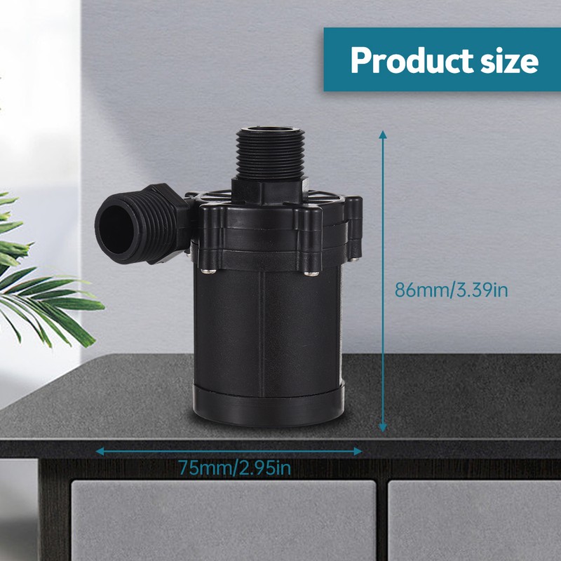 Submersible Water Pump DC 24V 90 Degrees Low Noise Mini