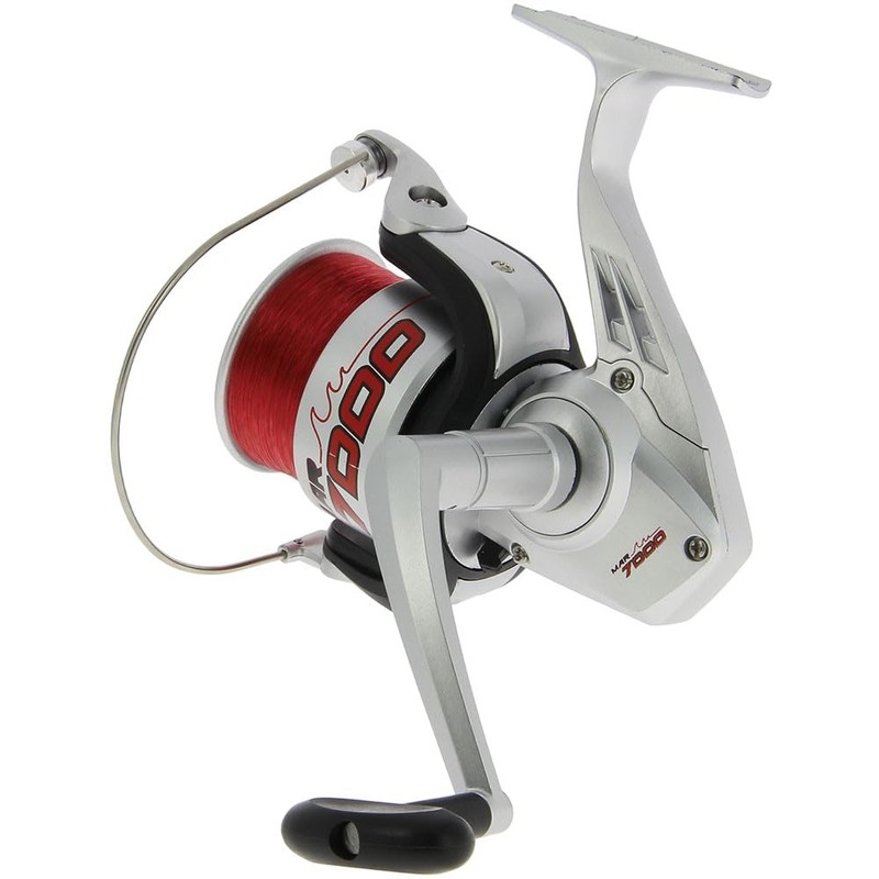 NGT Mar7000 1bb Sea Reel with Line - Red, 20