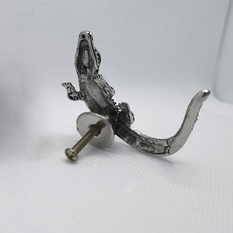 Beyoo Decorative Crocodile Shape Knob Door Handle Cabinet Drawer Cupboard