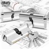 GERCAR 3 x Keyed Alike Locking Cylinders, 3 Profile Cylinder