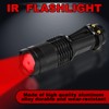 Retisee Red Light Flashlight with Protective Glasses LED Single Mode