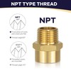 G 1/2 (BSP) Female Thread to US 1/2 NPT Male