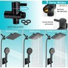 Shower Head, 10'' High Pressure Rain Shower Head with 6