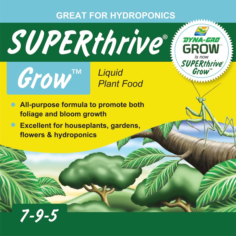 Dyna-Gro Gro-008 Grow 7-9-5 Plant Food, 8-Ounce