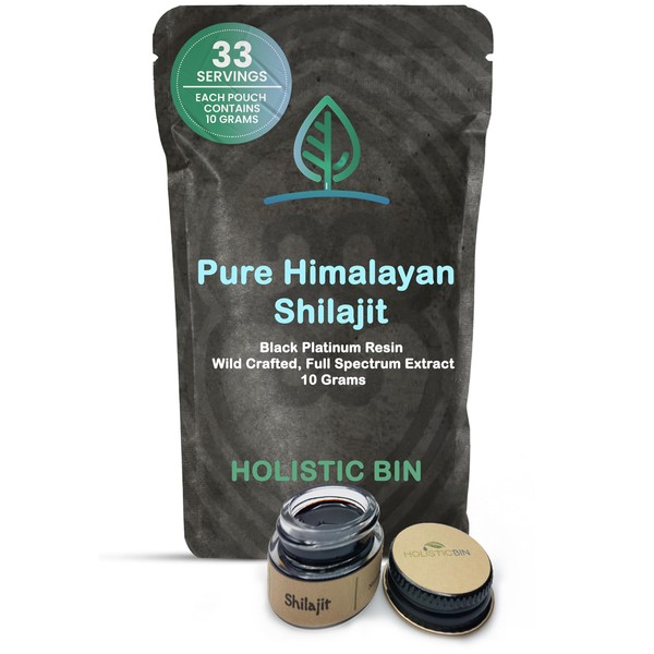 Holistic Bin Shilajit Resin - Himalayan Fulvic & Trace -