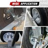 FIERYRED Trailer Spare Tire Mount with Lock, 120LBS Spare Tire