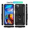 Funda Rudo Con Anillo Para Moto E32 / E32s