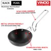 Vinod Pearl Hard Anodised Tadka Pan - | 3.25mm Thickness
