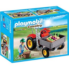 Playmobil 70495 Vegetable Grower with Harvesting Tractor