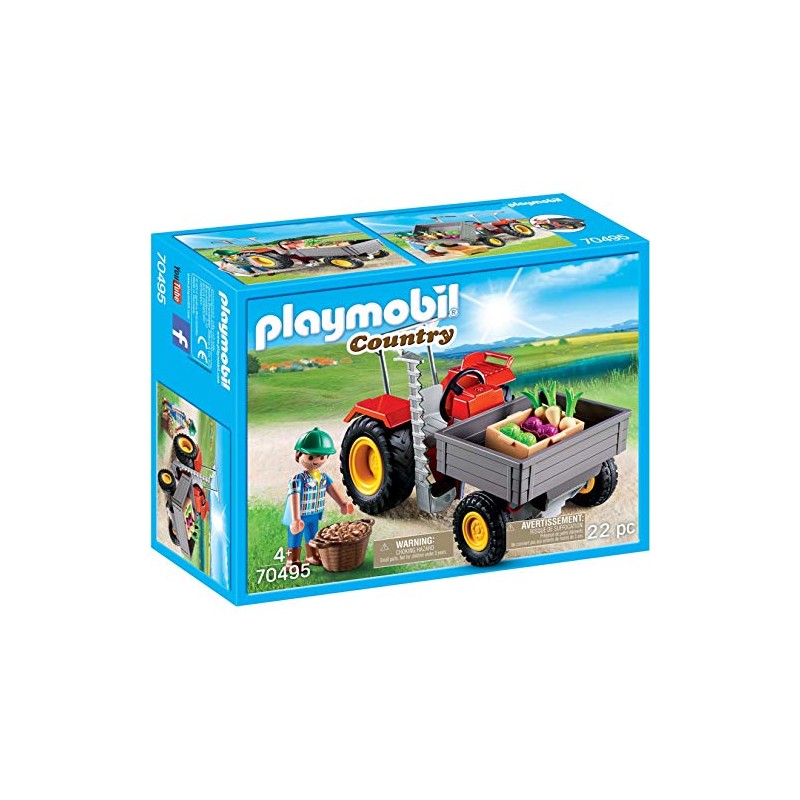 Playmobil 70495 Vegetable Grower with Harvesting Tractor