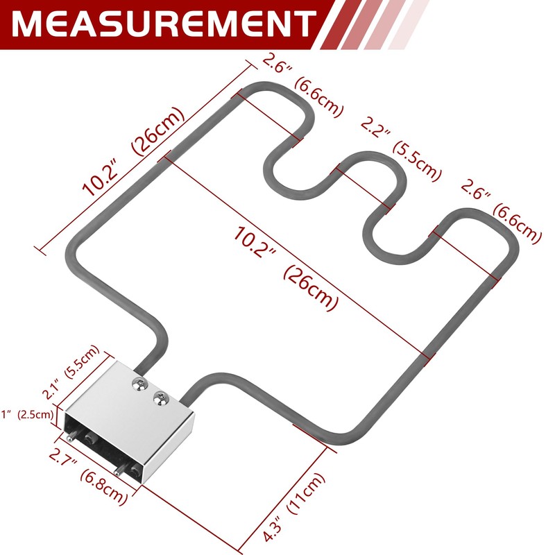 1500 Watt Heating Element for Masterbuilt Electric Smoker Parts Analog