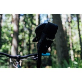 SpeedSleev Ranger Cycling Adventure Pack – Bike Saddle Bag for Road Bikes, Mountain Bikes & Gravel Bikes – Lightweight Bicycle Under Seat Bag – Bike Accessories & Tools (Ranger 2.0 - Black, Large)