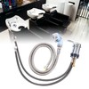 Shampoo Bowl Faucet 60cm Pipe 120cm Soft Hose Hair Salon