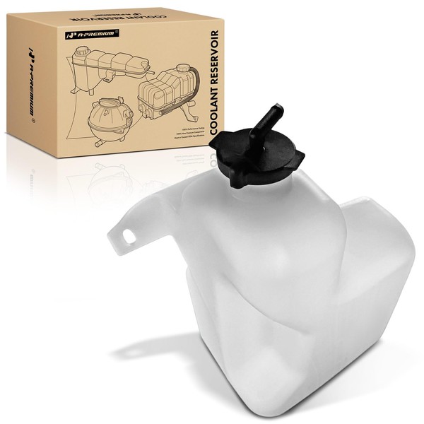 A-Premium Engine Coolant Overflow Recovery Reservoir Tank [with Cap] Compatible