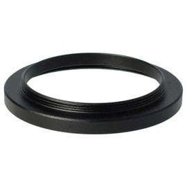vhbw 37mm to 43mm Step Up Ring Adapter for Camera Lens Filter Adapter Metal Black