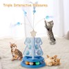 Kittenhood Interactive Cat Toy for Bored Cats, Blue Christmas Tree