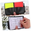 KICHOUSE Standard Soccer Referee Kit Red Yellow Cards Whistle Score
