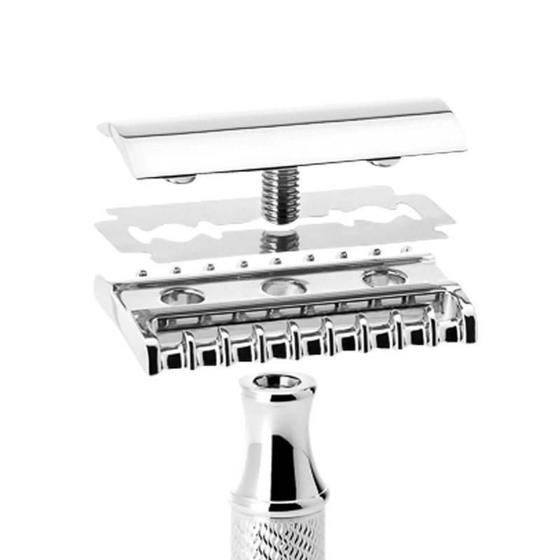 MÜHLE R41 TWIST Safety Shaving Razor - Open Comb Design
