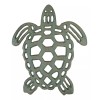 Ebros Gift Nautical Marine Verdigris Giant Sea Turtle Rustic Cast
