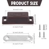 5 Pack Brown Magnetic Door Catch, Cabinet Magnets Latch, Strong