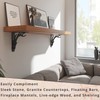 Starby Elk Lodge Antler Heavy Duty Steel Fireplace Mantel Brackets,