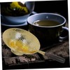ABOOFAN Copper Tea Strainer with Delicate Flower Design Creative Tea
