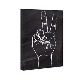 Oliver Gal ''Peace Out" Canvas Art, 30" x 45"
