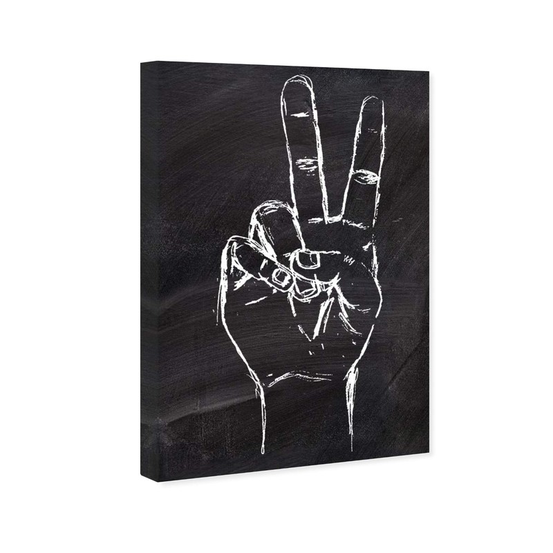 Oliver Gal ''Peace Out" Canvas Art, 30" x 45"
