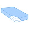 Velfont - Mattress Cover 135x190/200 cm Double Size | Waterproof