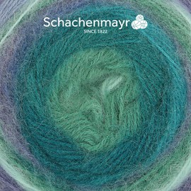 Schachenmayr Mohair Dream, 150 g Peacock Colour Hand Knitting Yarn