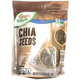 SimplyNature Chia Seeds, 12 ounce.