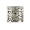 Matsunaga Manufacturing Silver Double Heart Top Plate 16 P