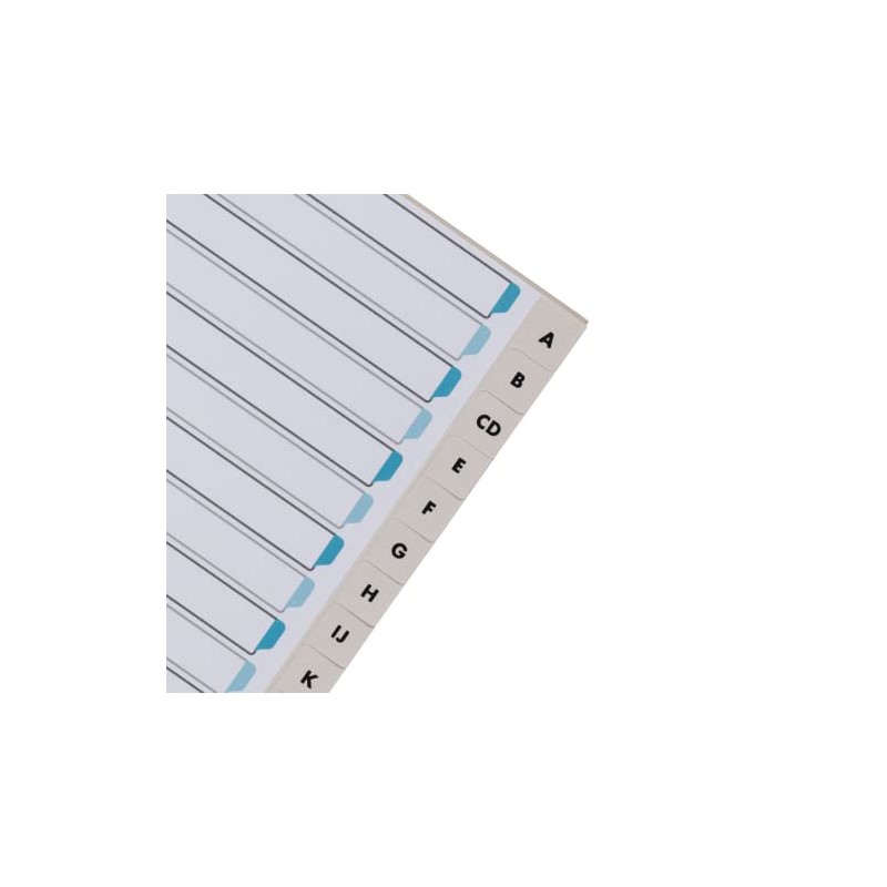 Elba 400012088 Strengthened Paper for Index A4 A-Z 20 Sections