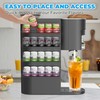 DEMEGA Flavor Pods Holder for Ninja Thirsti, 4-Pack Stackable Organizer