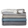 Highline Bedding Co. Highline Sullivan Throw Blanket Charcoal Color 50"
