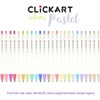 Zebra Marcador Retráctil Clickart 24 Piezas Tinta Anti-secado Punto Fino