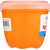 Preserve 8 oz 1 Count Round Orange Food Storage Container,