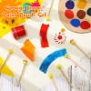 Sabary 100 Pc Round Sponges Foam Brush Set Sponge Brushes